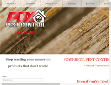 Tablet Screenshot of pdxpest.com